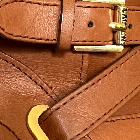 Ralph Lauren Jakayla English Tan Brown Leather Riding Boots size 8 - Picture 7 of 9